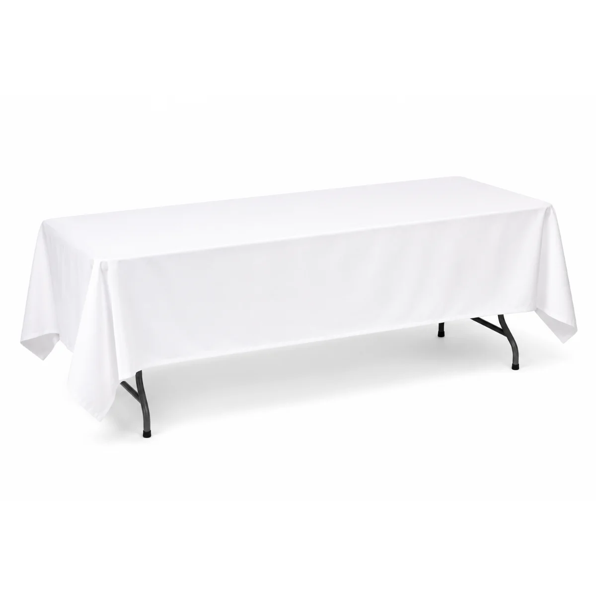 Nappe rectangulaire blanche 60 × 102 à louer