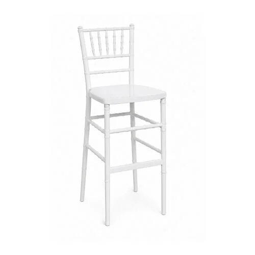 Tabouret Chiavari blanc à louer